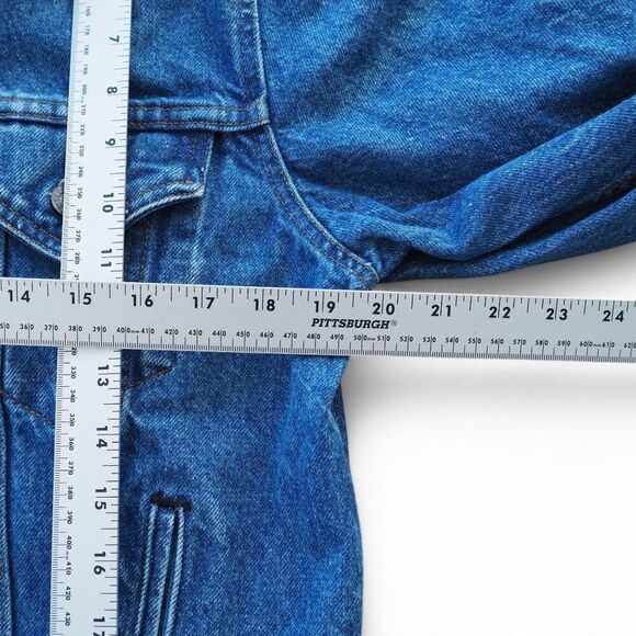 Levi's 70506-0216 Type III Vintage 70s 80s Denim Trucker Jacket Men's 42R - Picture 8 of 11